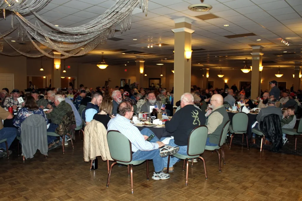 Packed ballroom at the 2026 Night of the Hunter dinner